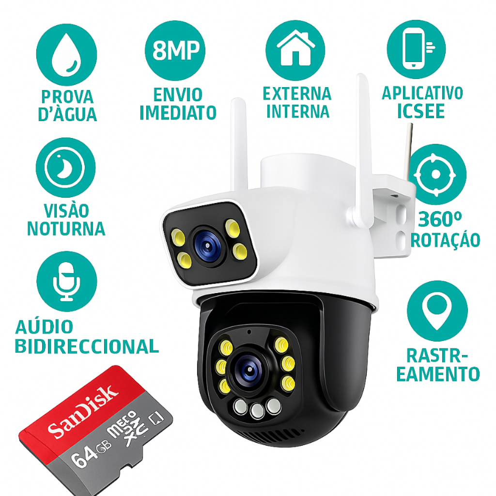 Câmera Ip Rotativa: Onde Comprar | BuscaProdutos
