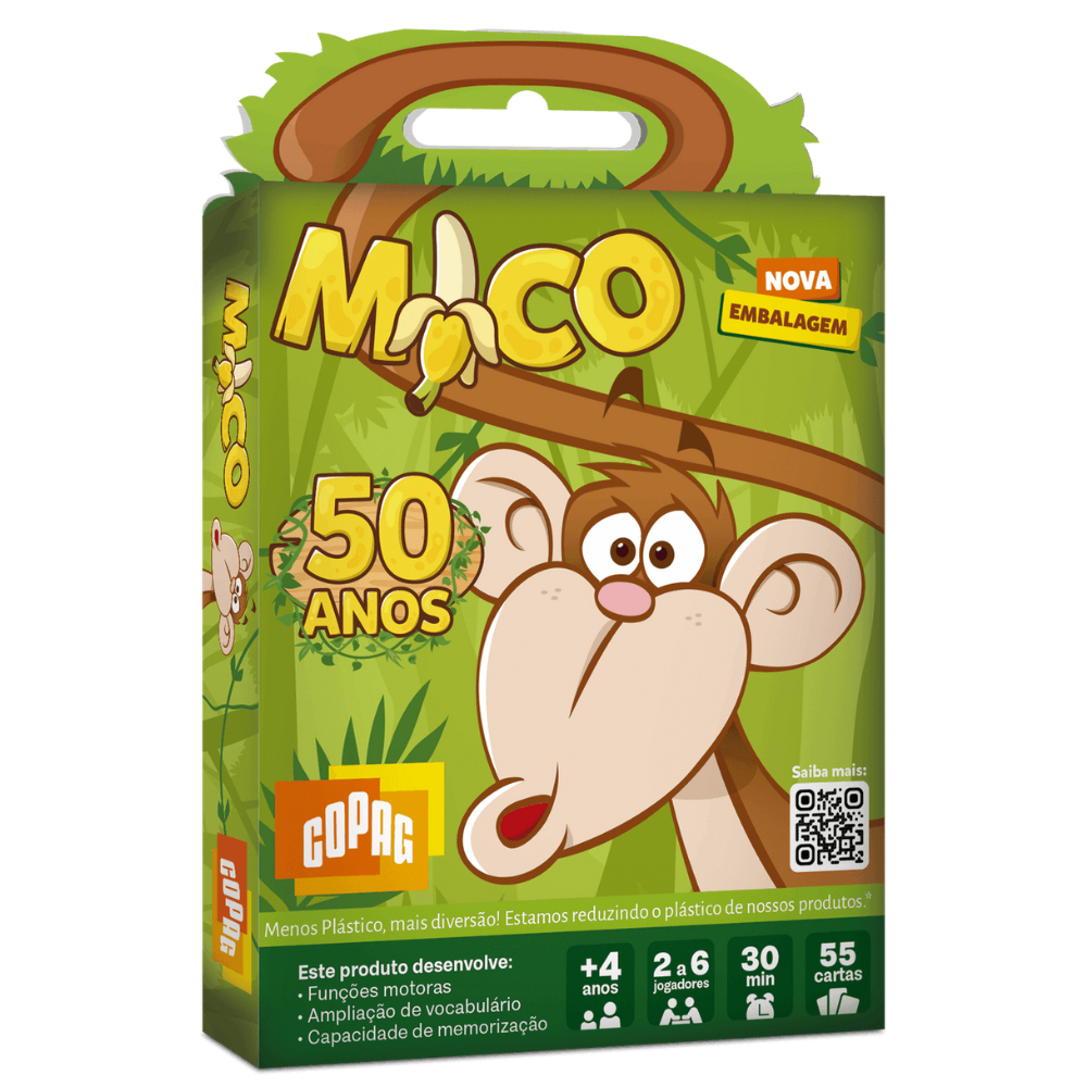 Jogo do Mico Copag Original Cartas Baralho Educativo Crianças Adultos Divertido Presente Infantil