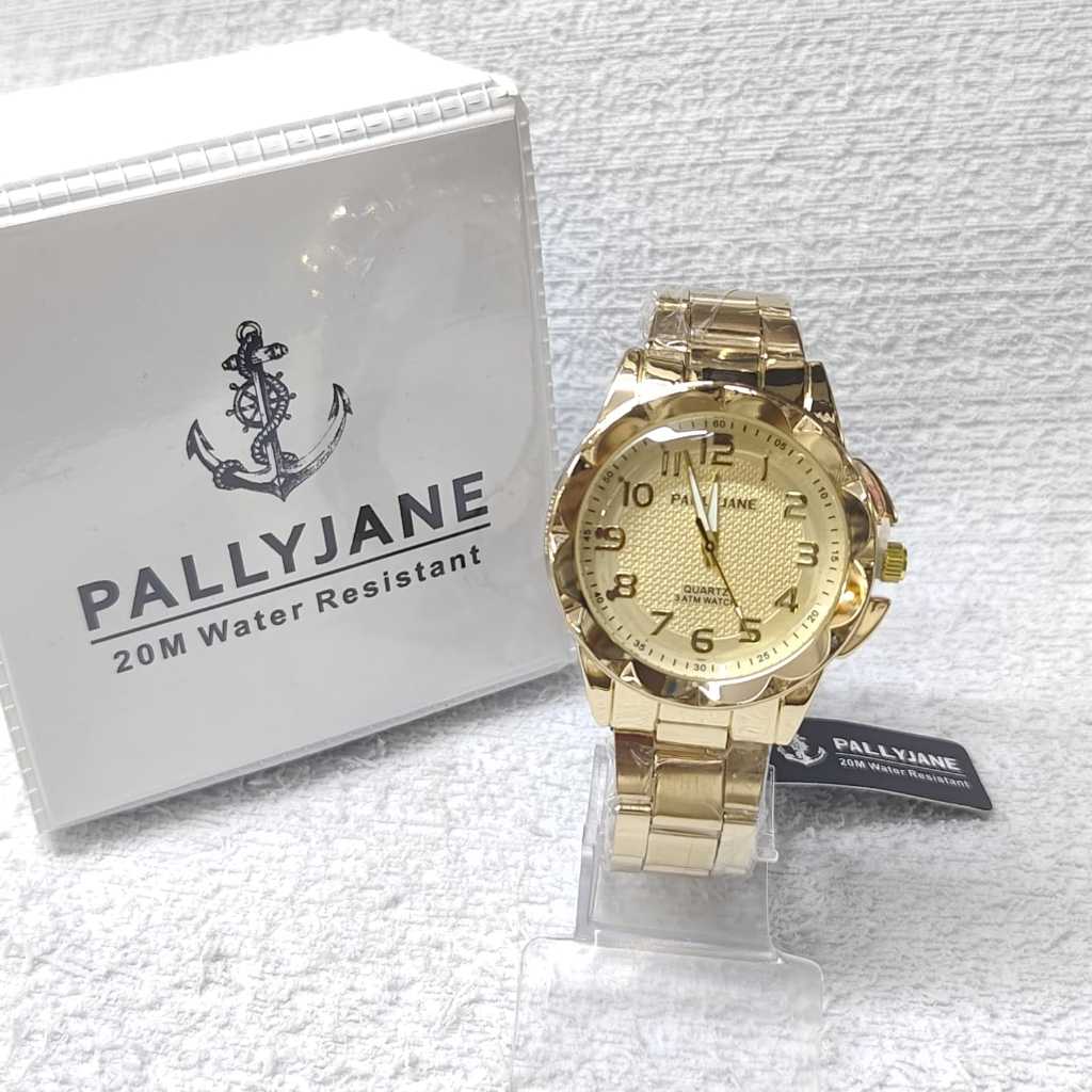 relógio feminino PALLYJANE de luxo em aço inoxidável,à prova d'água