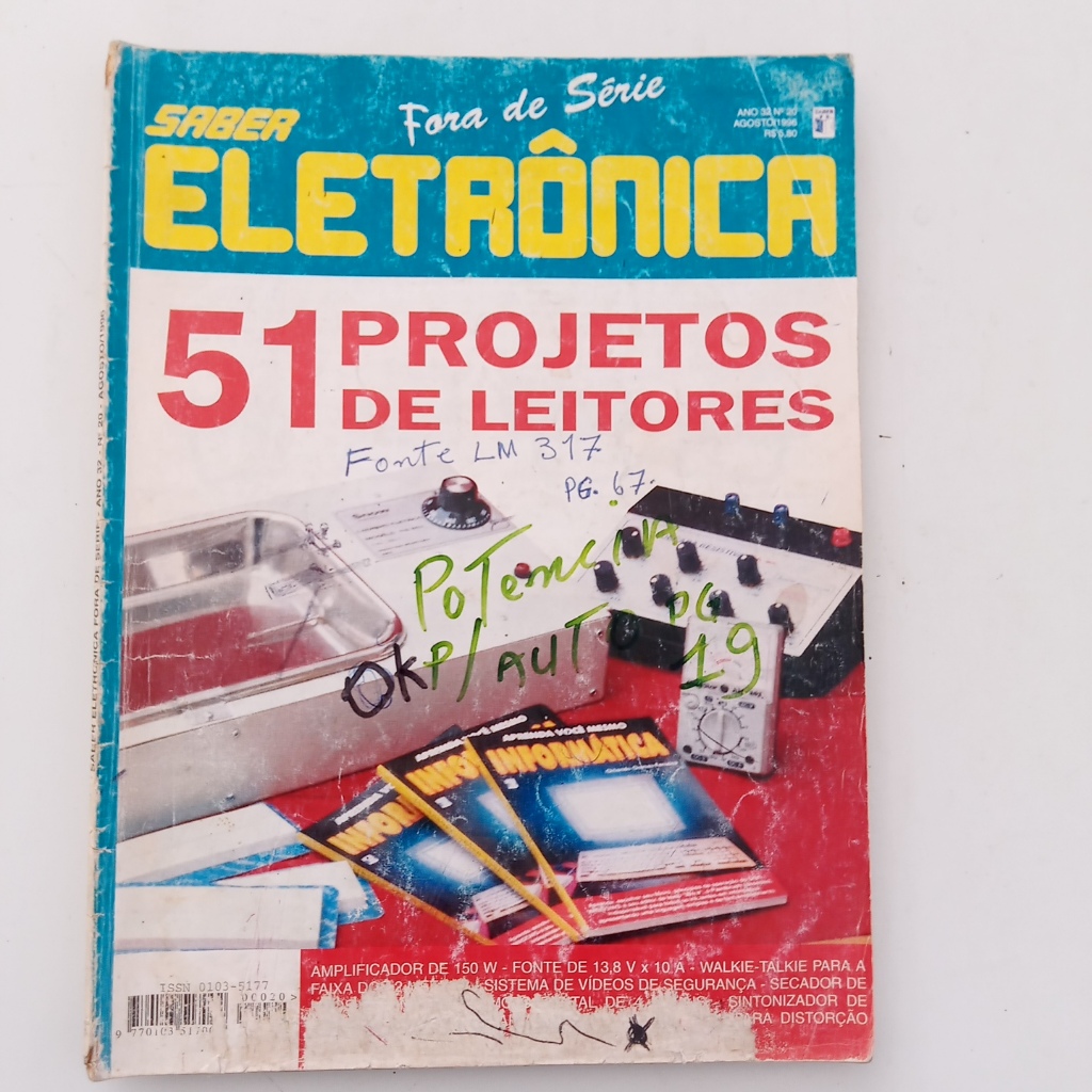 Revista Saber Eletrônica N: 51 Projetos De Leitores N: 20