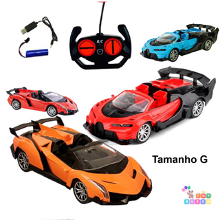 Carro de controle Recarregavel Esportivo com acendimento de Farois Conversivel em Oferta na Shopee