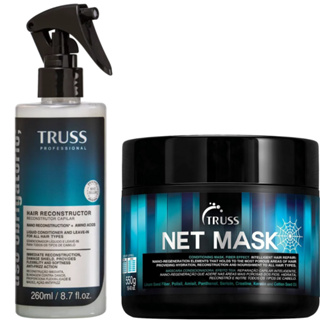 Truss Kit Uso Obrigatório Reconstrutor 260ml e Net Mask 550g em Oferta na Shopee
