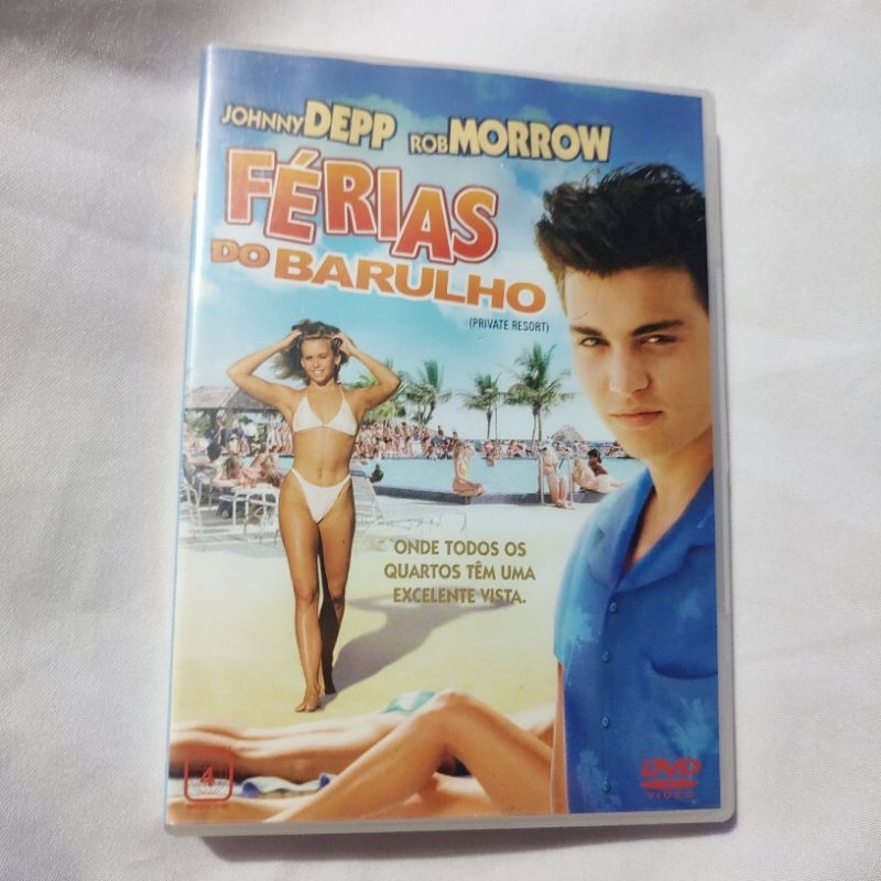 Dvd Férias do Barulho - Johnny Depp - Original (Usado)