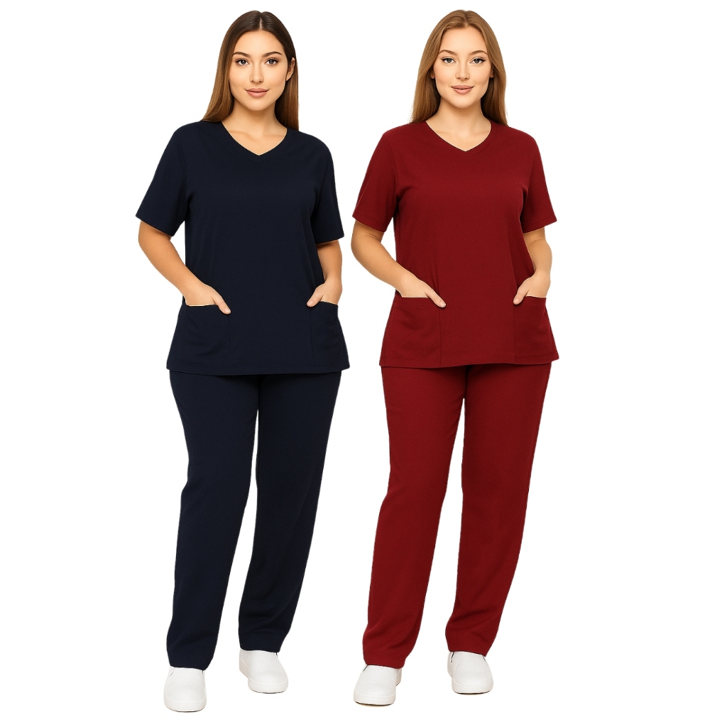 Conjunto Pijama Hospitalar Scrub Cirúrgico Feminino Profissional ENVIO IMEDIATO em Oferta na Shopee