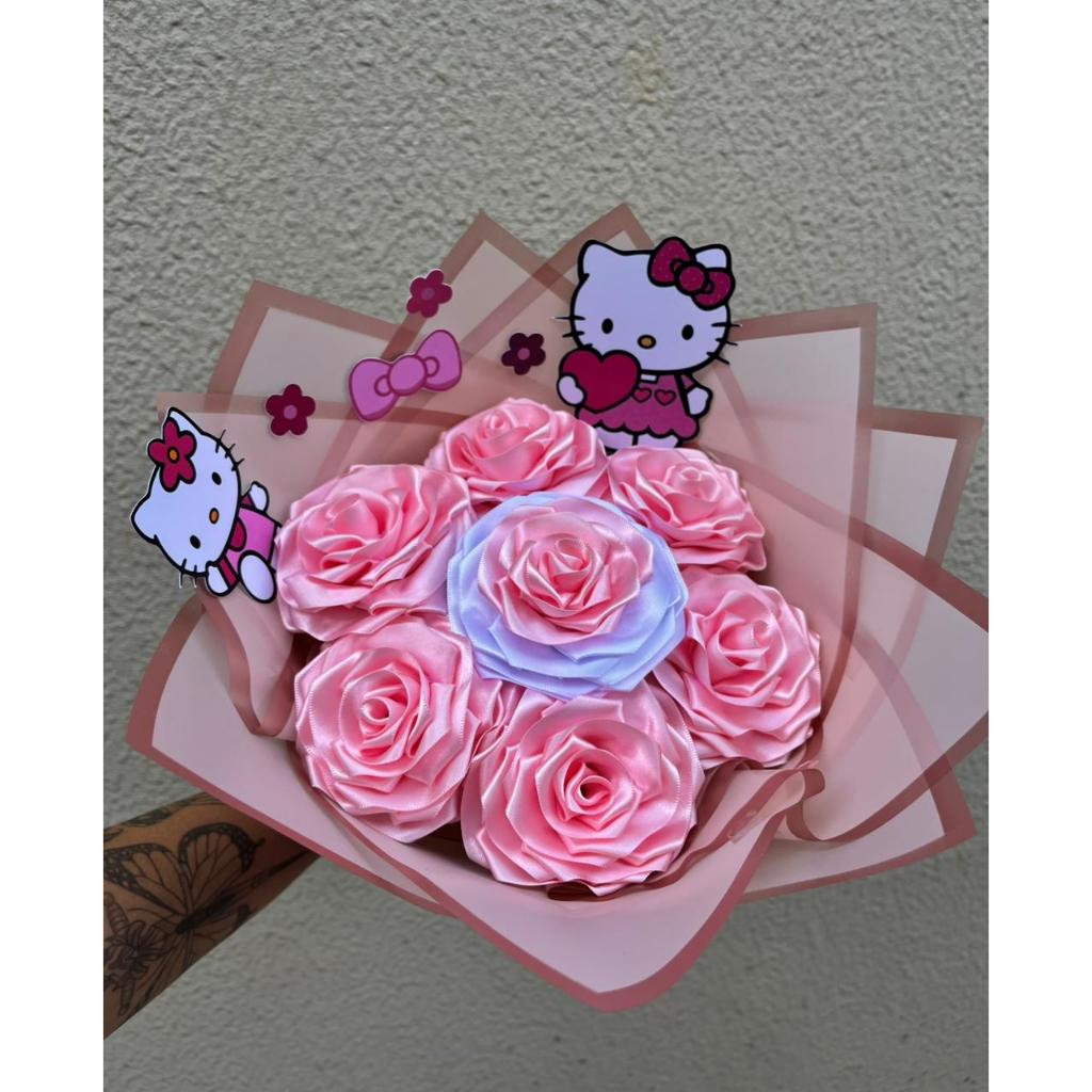 Buquê Hello Kitty Cetim: Onde Comprar | BuscaProdutos