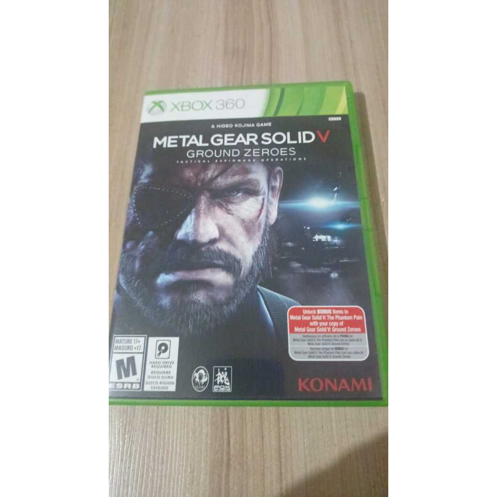 Metal Gear Solid V Ground Zeroes (Legendado) - Xbox 360 - Mídia Física Original
