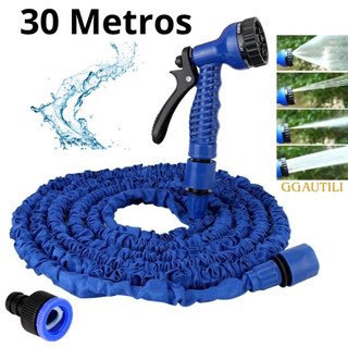 Mangueira Magica de Jardim Retrátil 15m/30m Metros Flexível 7 Tipos de Jatos