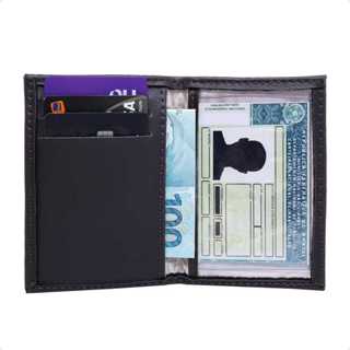 Carteira Masculina/Feminino Slim Porta Cartão CNH / Compacto / PT / Porta CNH / Porta Documento em Oferta na Shopee