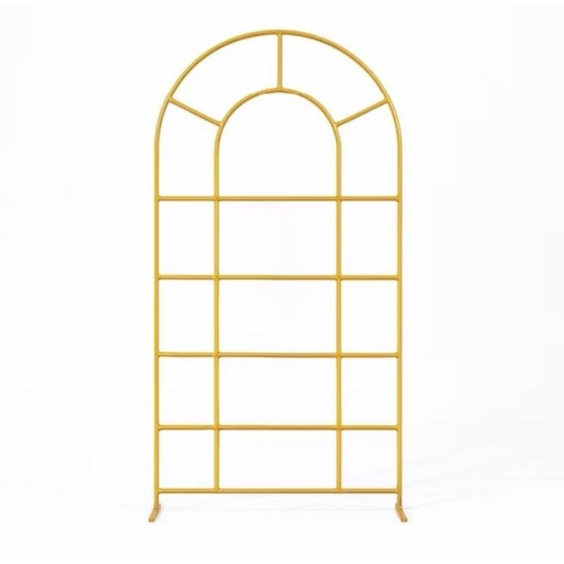 Arco Janela Dourado Portal Para Festa 2x1m Estrutura em Ferro Para Decoração com Balões e Painel de aniversário em Oferta na Shopee