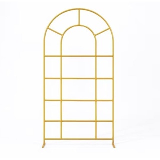 Arco Janela Dourado Portal Para Festa 2x1m Estrutura em Ferro Para Decoração com Balões e Painel de aniversário em Oferta na Shopee