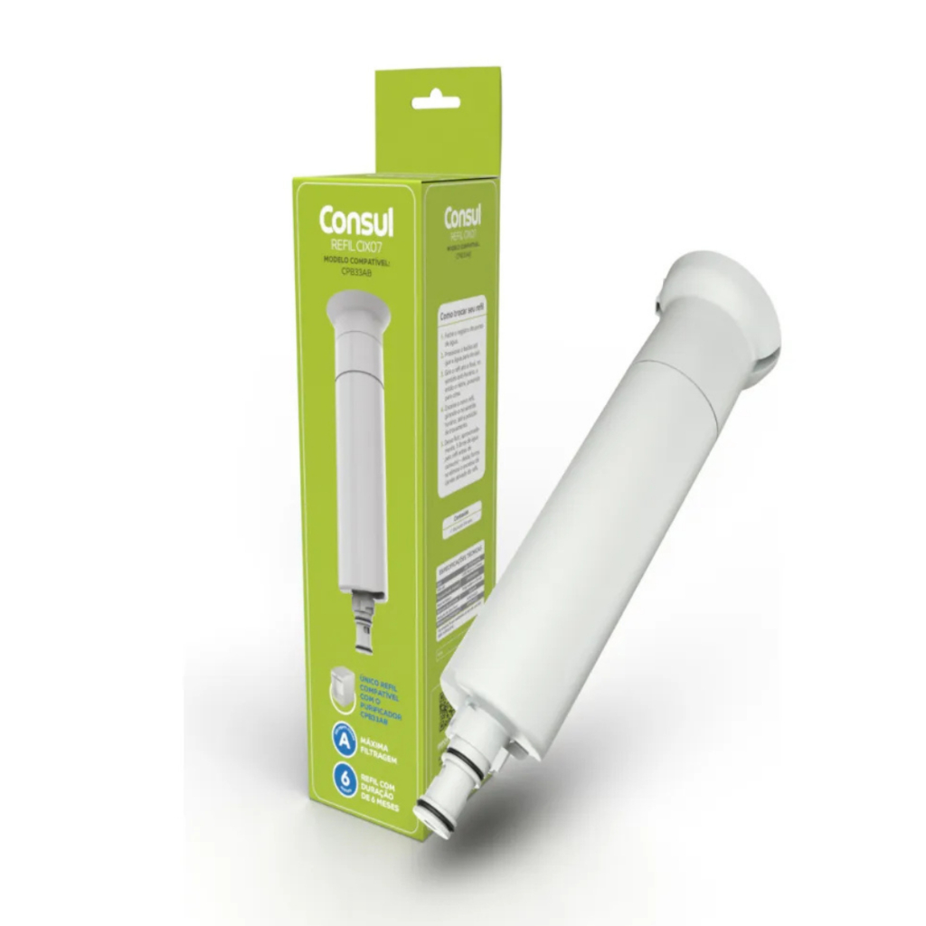 Refil Purificador Água Consul Cpb33 W11509386 Cix07 Original