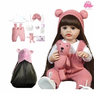 Boneca Realista de 55cm/22 polegadas Uma Companheira Encantadora e Realista Reborn ZAVANESE em Oferta na Shopee