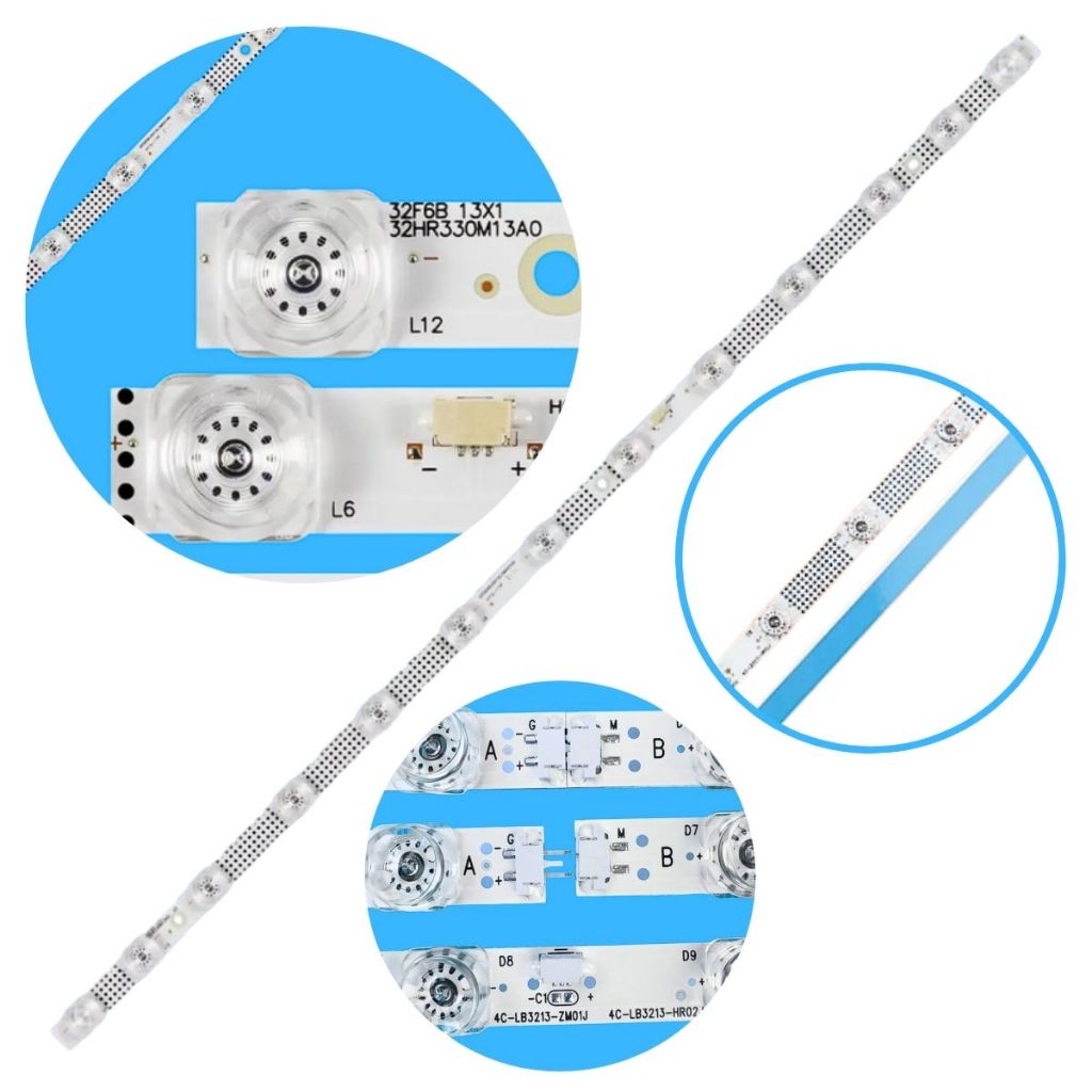 Kit Barra De Led Para 32s5200 32r5500 32rs520 32s615 13leds