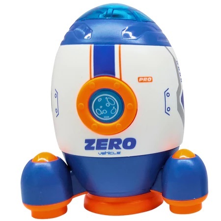DLI Brinquedo Foguete Espacial Infantil Com Astronauta Missão Espacial - Dm Toys Presente de Ano Novo