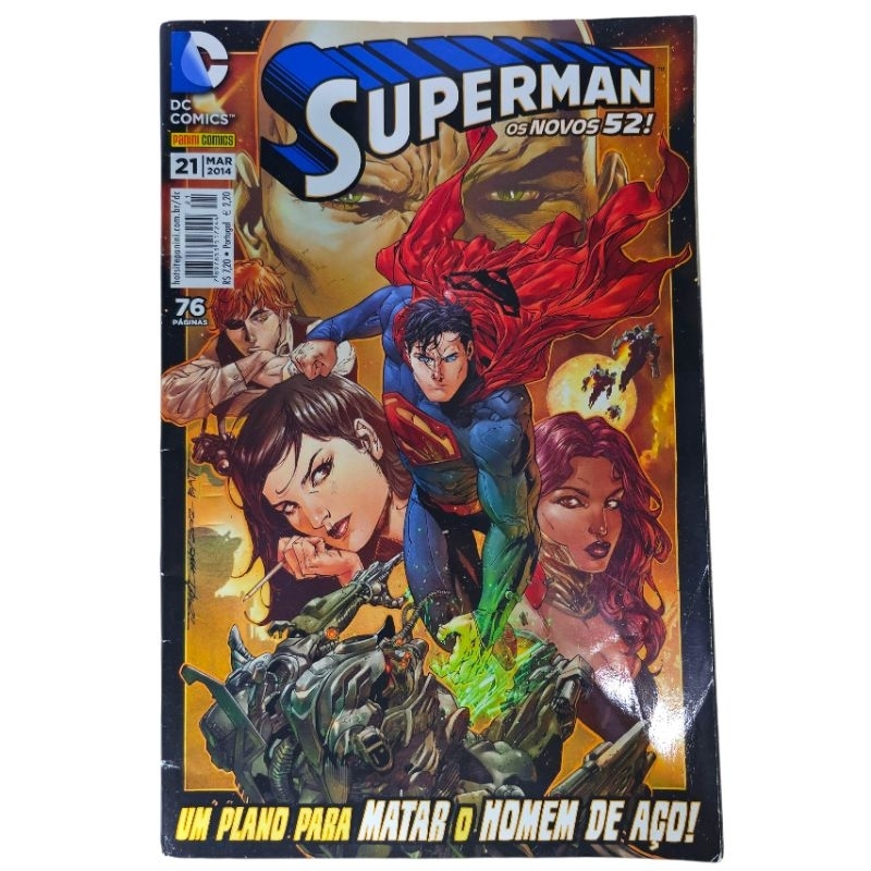 HQ  Quadrinho Superman - Um plano para matar o homem de aço - Edição 21 2014 | Panini