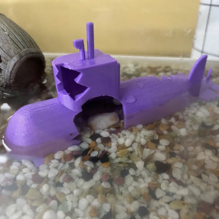 Submarino Naufragado Toca Esconderijo para Aquário Decoração Peixes Enfeite Acessório Não Tóxico em Oferta na Shopee