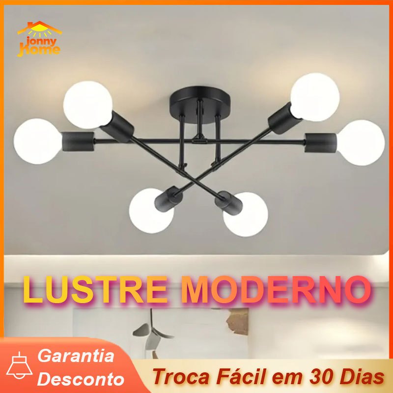 Lustre 3 Lampadas para Sala: Onde Comprar | BuscaProdutos