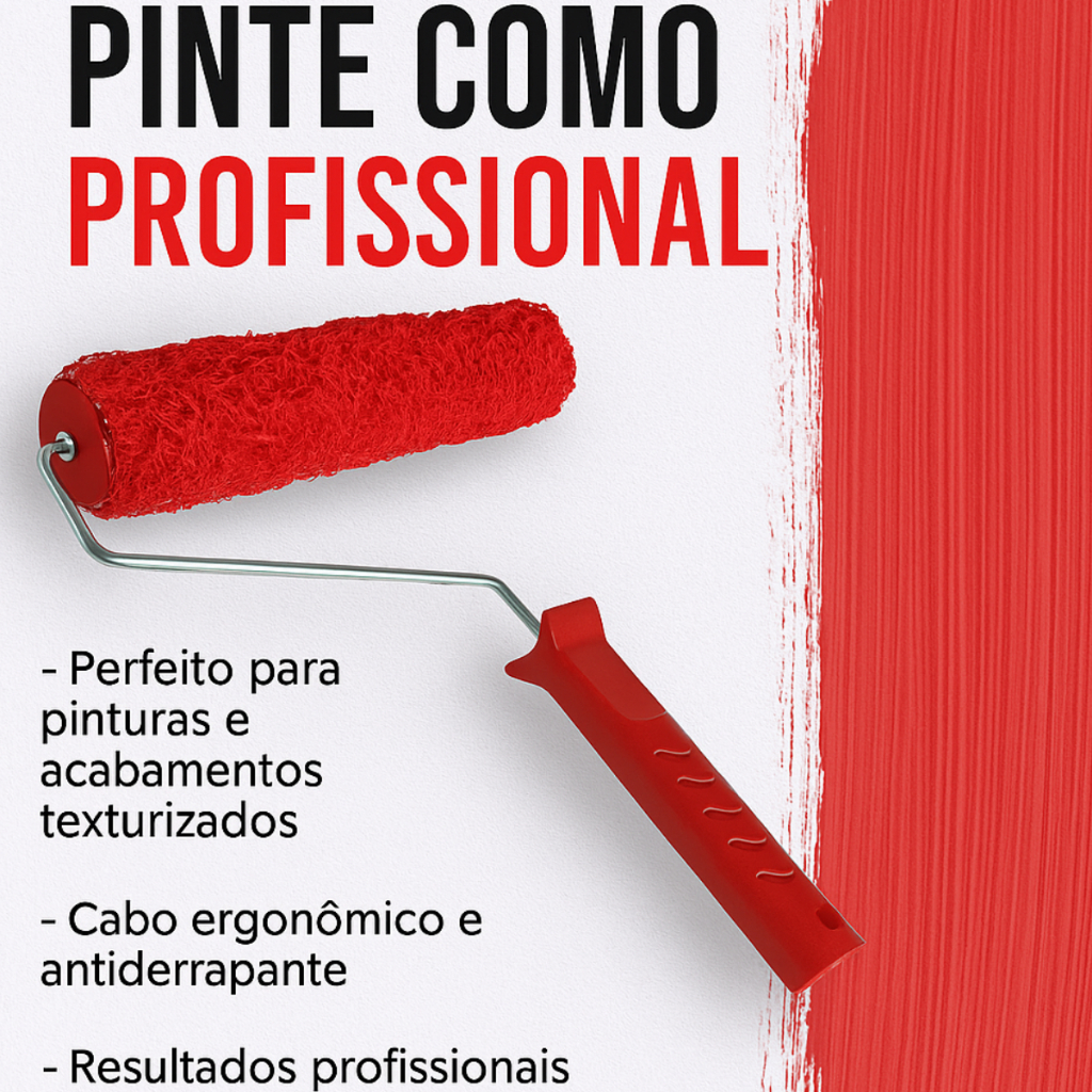 Rolo de Textura Cabelo de Anjo 23cm Rolo de Pintura C/ Suporte (Massa Rolada) em Oferta na Shopee