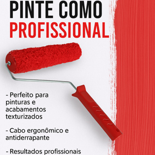 Rolo de Textura Cabelo de Anjo 23cm Rolo de Pintura C/ Suporte (Massa Rolada) em Oferta na Shopee