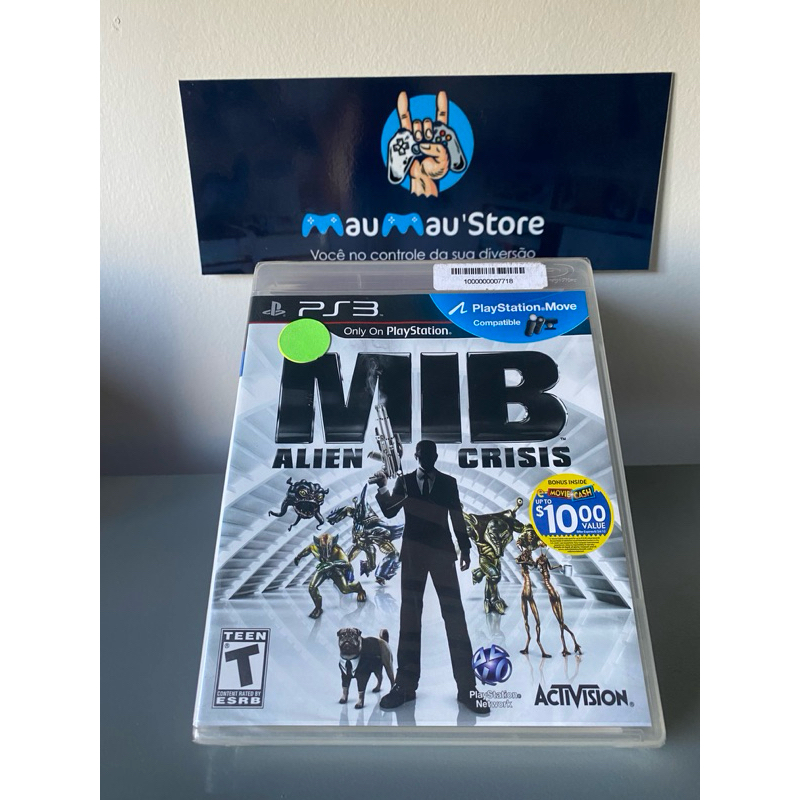 MIB Alien Crisis PS3 (Novo/Lacrado) - Original Mídia Física Jogos de Ação PlayStation 3