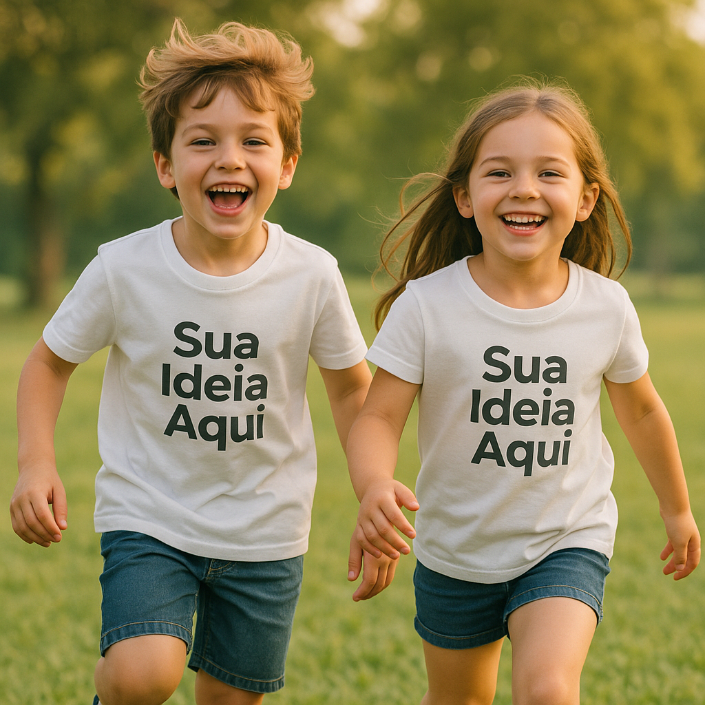 Camiseta Infantil Personalizada em Oferta na Shopee