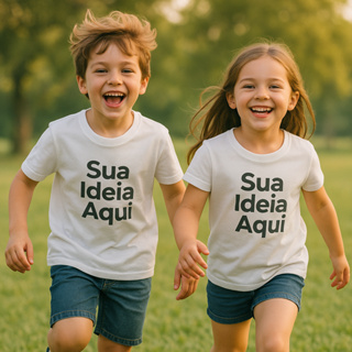 Camiseta Infantil Personalizada em Oferta na Shopee