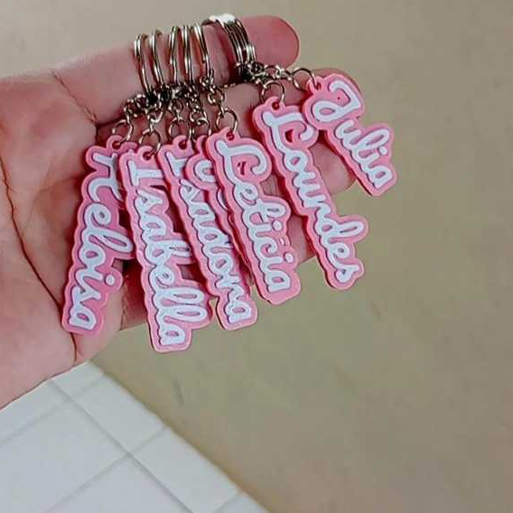 Chaveiro personalizado com nome