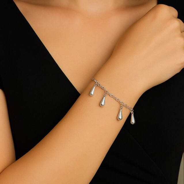 pulseira feminina banhada com pigente para ela 3 e4 pino