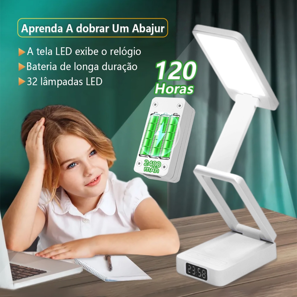 Abajur com Relógio Digital - Comprar com Melhor Preço em Iluminação