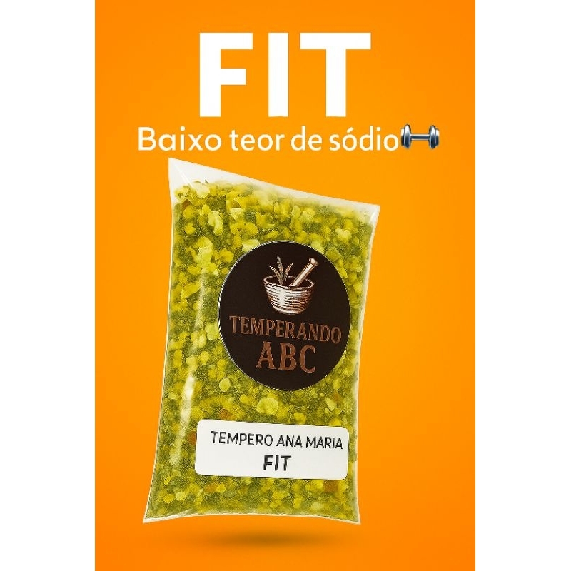 Kit 6 Temperos Fit Sem Sódio 30g  Chimichurri FIT, Cebola salsa e alho Fit, Edu Guedes Fit