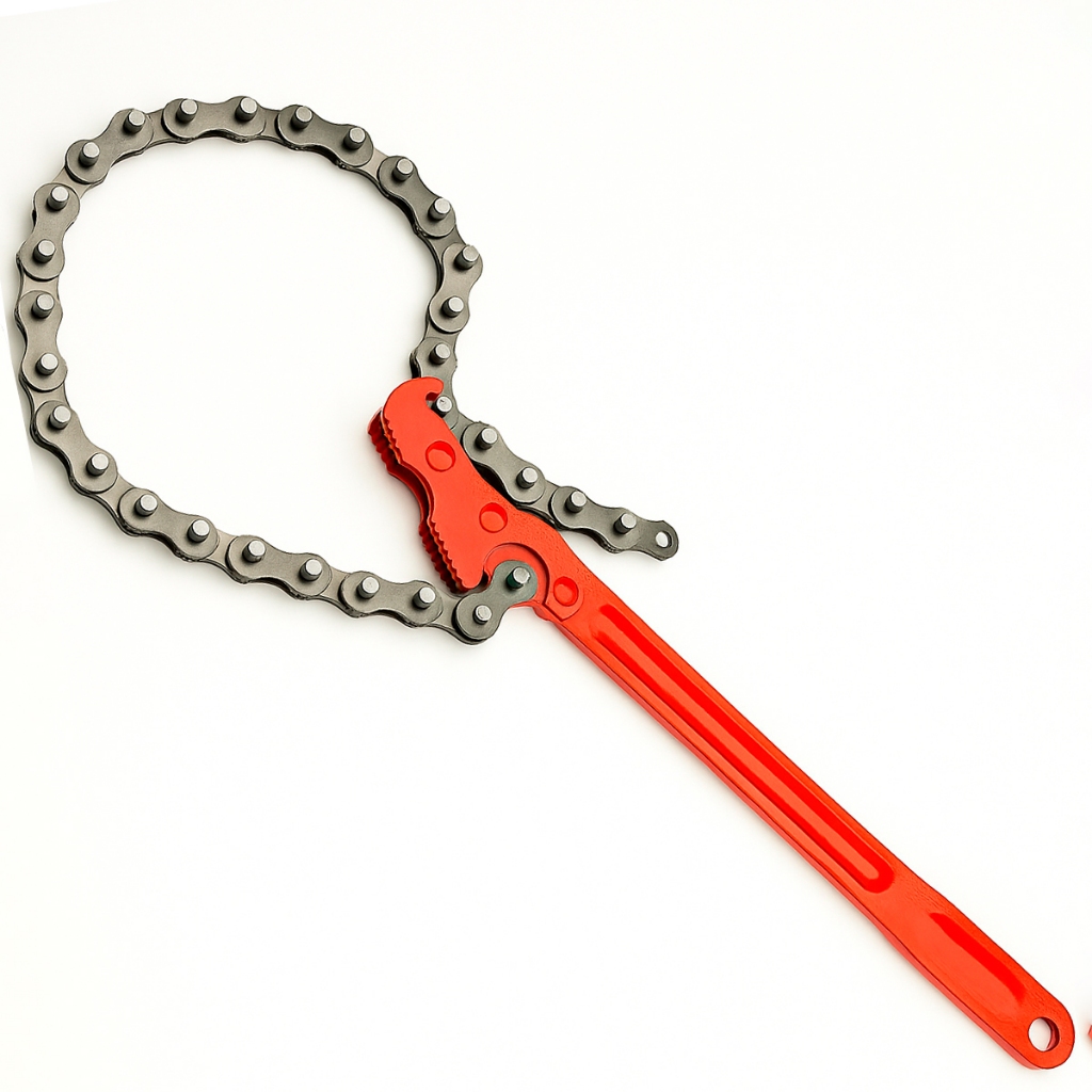 Chave De Corrente 12'' Trocar Sacar Filtro Óleo Ferramenta Tubos E Canos Universal em Oferta na Shopee