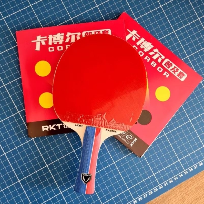 Raquete Profissional Loki Rxton1 Reactor Corbor ITTF Tênis de mesa/Ping Pong Clássica/ Classineta