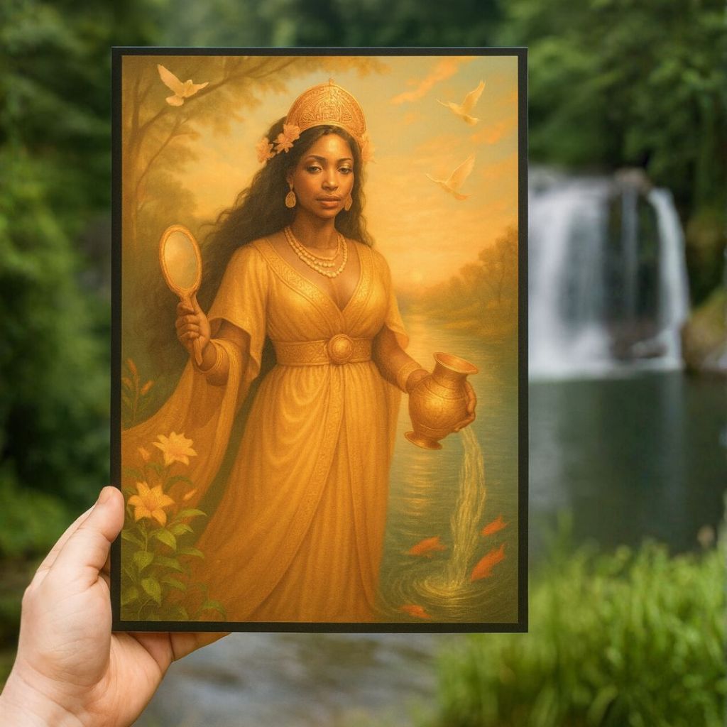 Quadro Orixá | Arte Exclusiva  20x28 - Yemanja - Oxum - Oxóssi - Ogum - Iansã - Xangô - Oxalá - Nanã - Obaluaiê - Omulu