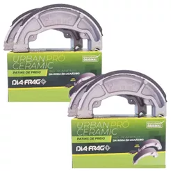 Kit Lonas de Freio Cg 150 Titan / Cg 160 Start Lonas Medidas 0.25 e 0.50 Diafrag Urban Pro