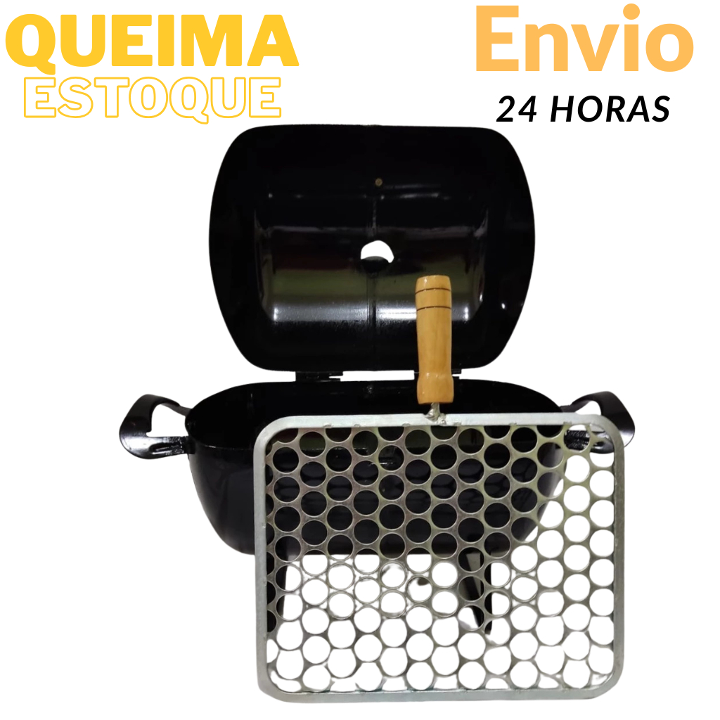 QUEIMA DE ESTOQUE !Churrasqueira bafinho 2025(Envio imediato economize no carvao