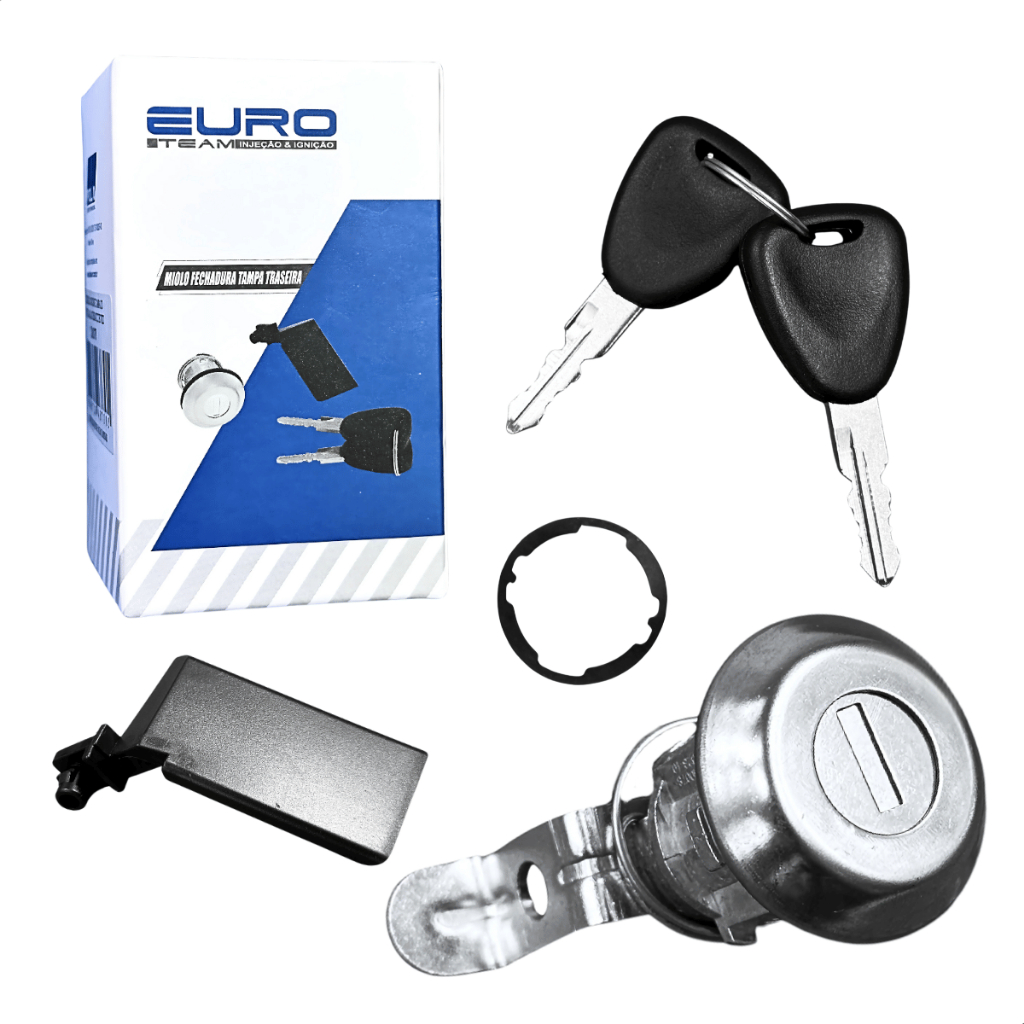 Cilindro Miolo Fechadura Porta Malas Kwid 2017 À 2023 Novo em Oferta na Shopee