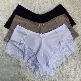 Kit Calcinha Short Cintura Alta Microfibra Lingerie Sexy Calcinha Modeladora em Oferta na Shopee