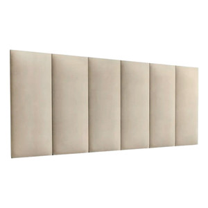 Kit Com Até 15 Placas de Cabeceira Modular Estofada  45x20cm Cama Solteiro Casal Queen King Envio24H