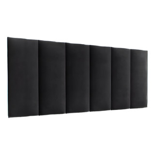 Kit Cabeceira Modular Cama Box Adesiva Estofada 45X20  Solteiro Casal Queen King Envio Imediato