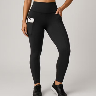 Calça Legging Fitness Com Bolso Lateral Cintura Alta Grossa Feminina em Oferta na Shopee