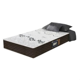 Colchão Solteiro Espuma D28 Gazin Confort Soft Liso 14X188X88 Marrom em Oferta na Shopee