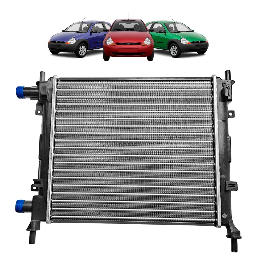 Radiador Ka 1997 1998 1999 Endura 97 99 Ford 1.0 1.3 Sem Ar