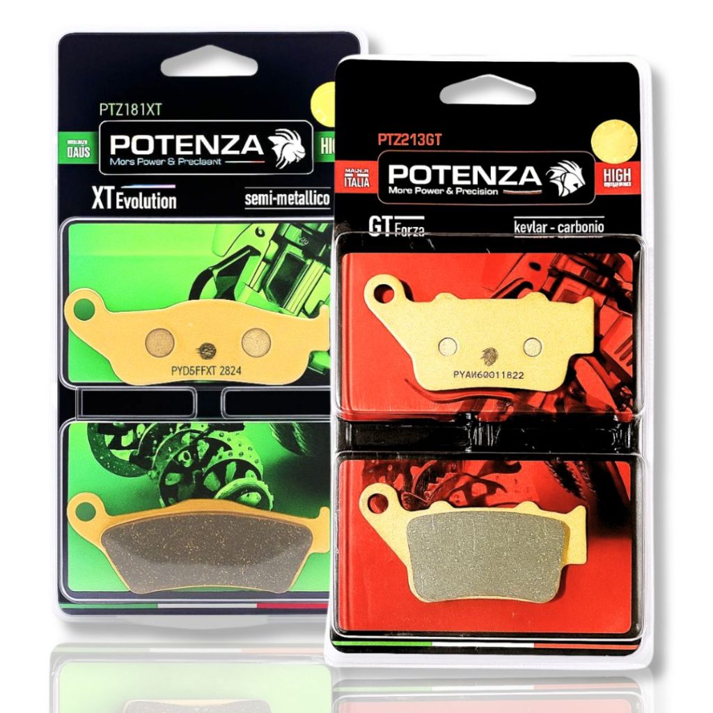 Kit Pastilhas de Freio P/ Royal Enfield Himalayan / Meteor 350 / Classic 350 Potenza