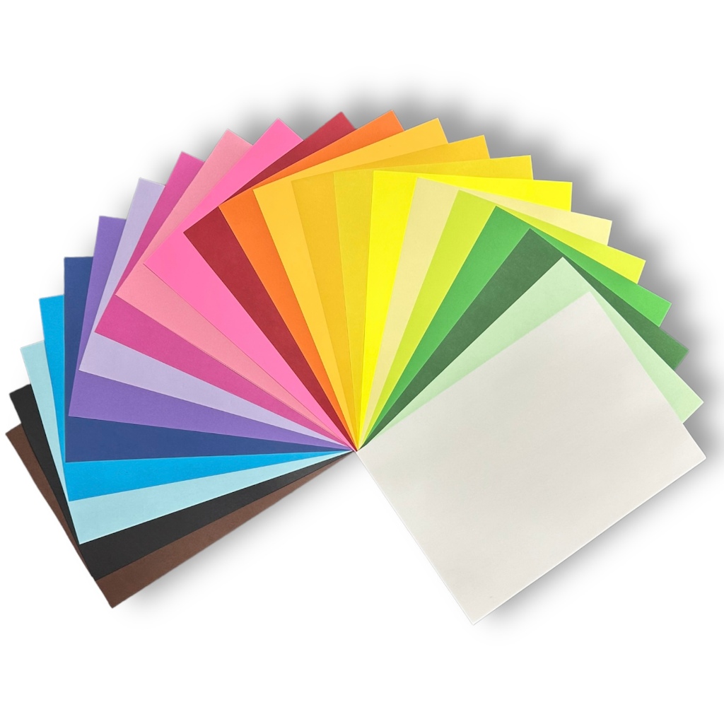 Papel Sulfite Colorido na Massa Tipo Color Plus 110g - 50 Folhas em Oferta na Shopee