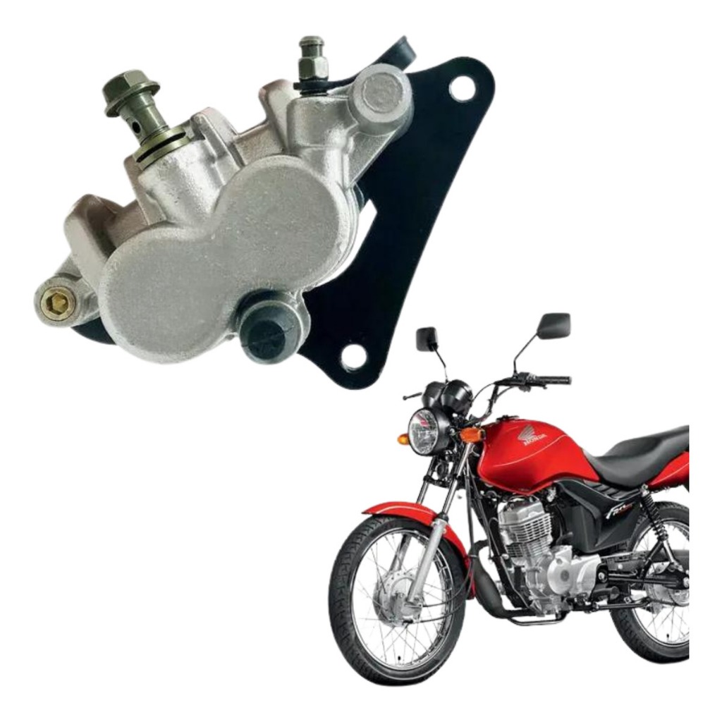 Pinça Freio Titan 150 Mix 09-15 Fan 150 09-15 Com Pastilha Cilindro De freio inferior