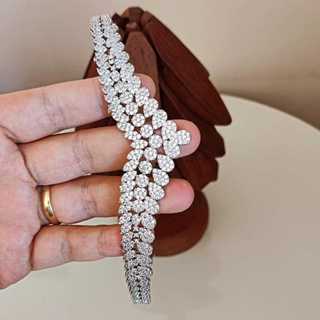 Tiara Porta Coque Coroa Noiva Cravejado em Zircônia Para Penteado Cabelo Noiva Casamento Festa 15 Anos em Oferta na Shopee