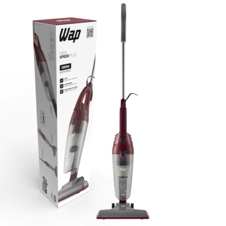 Aspirador Pó Vertical 1350W 3 em 1 HEPA WAP HIGH SPEED PLUS - Vermelho - 127v