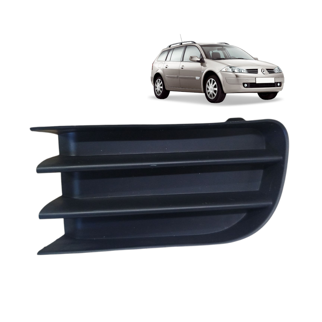 Moldura Farol De Milha Esquerdo Renault Megane 2006 2007 2008 2009 2010 2011 2012