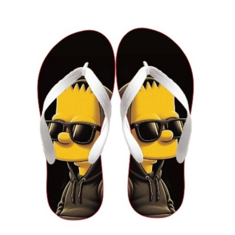 Chinelo Personalizado Bart Adulto e Infantil em Oferta na Shopee