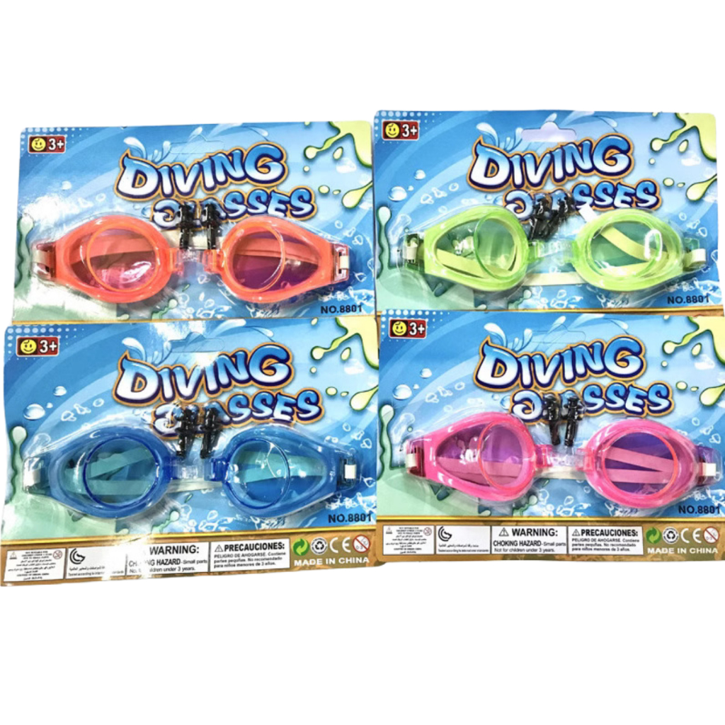 Óculos Natação Infantil + Proteção UV + Protetor De Ouvido Envio Imediato